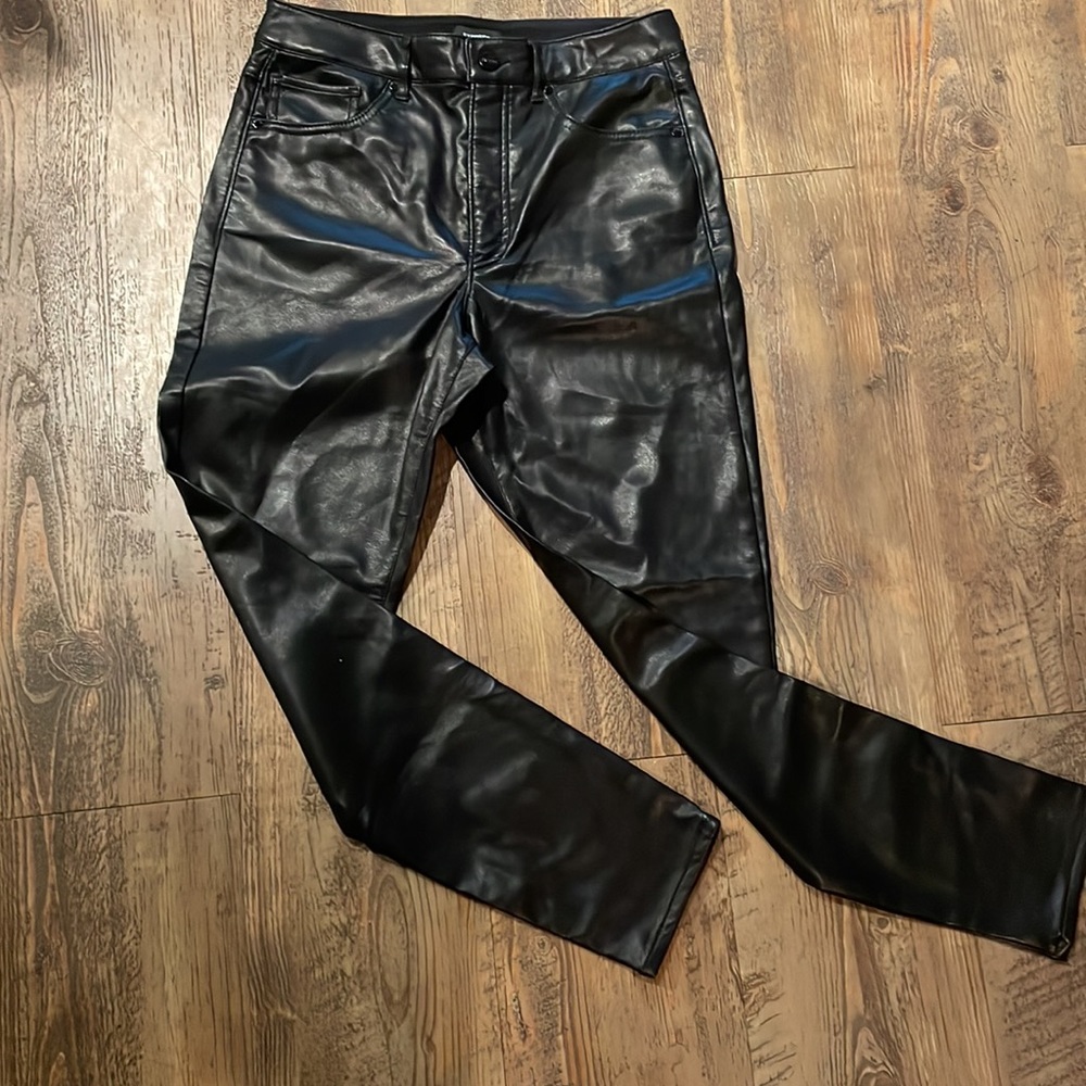 Like new faux leather pants
